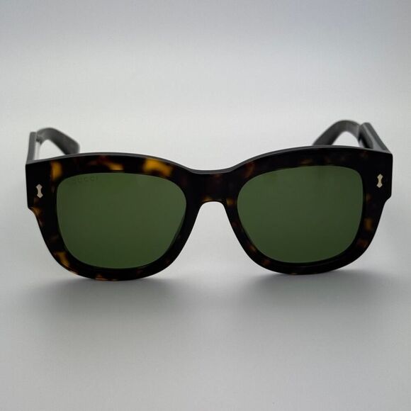 NEW Gucci Sunglasses GG1110S 002 Dark Havana / Green Unisex Authentic main image 5